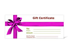 Gift certificates printing Abbotsford | Print Factory